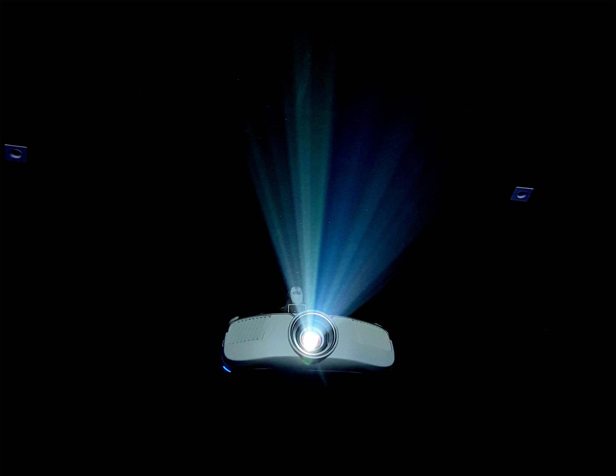 projector in a cinema room