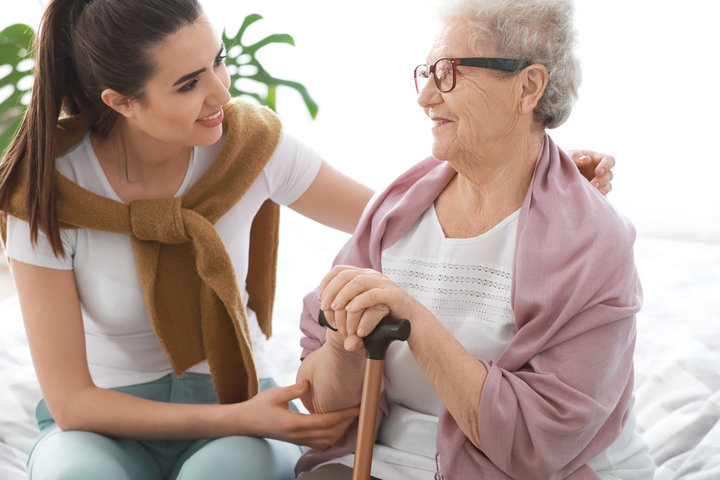 older woman and her grandaughter