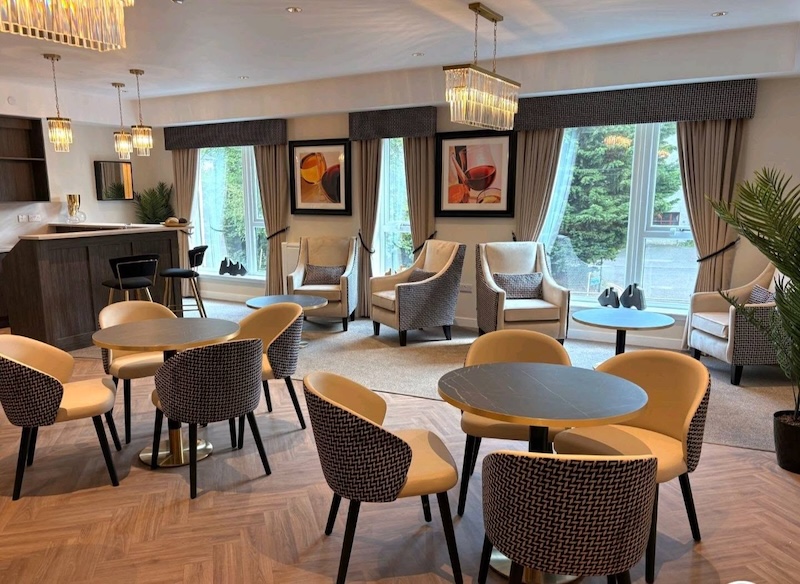 cafe seating area