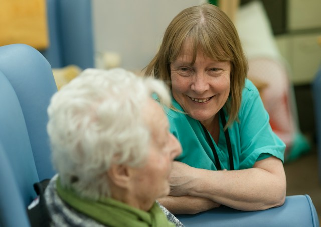 carer and a resident