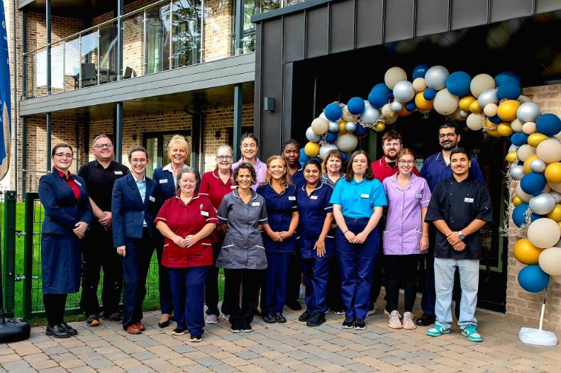 bower care home staff outside the home